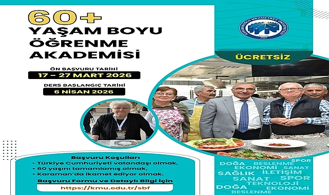 KMÜ’den 60 Yaş Üstüne “Yaşam Boyu Öğrenme Akademisi”