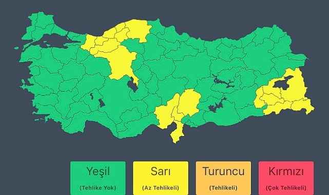 Kuvvetli Yağış ve Kar Uyarısı: Çok Sayıda İl İçin Alarm Verildi