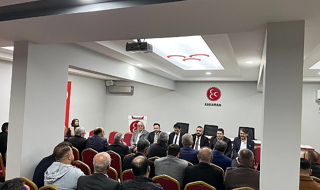 MHP Karaman Teşkilatı Bayramlaşma Programında Buluştu