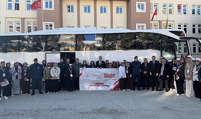 Öğrenciler Çanakkale Programına Dualarla Uğurlandı