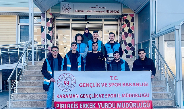 Piri Reis Erkek Yurdu Öğrencilerinden Huzurevi Ziyareti