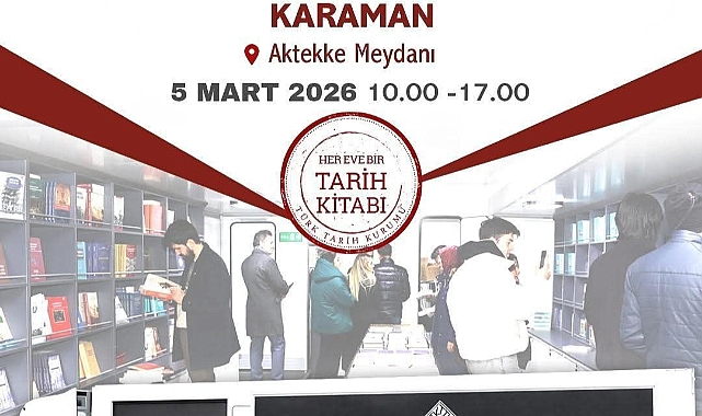Türk Tarih Kurumu’nun Mobil Kitap Mağazası Karaman’a Geliyor
