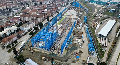 Türkiye'nin İlk Hızlı Tren Fabrikasında Yüzde 55 İlerleme