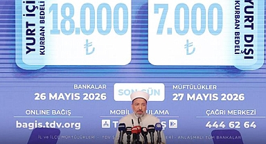 2026 Kurban Bedelleri Açıklandı