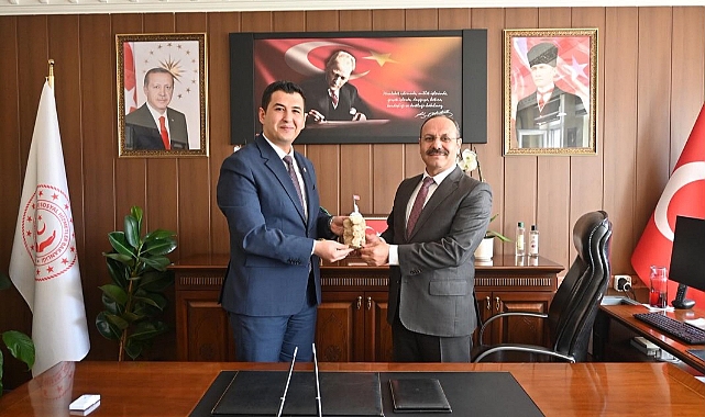 Ermenek Kaymakamı Çam’dan Aile ve Sosyal Hizmetler İl Müdürlüğü’ne Ziyaret