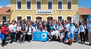 Karaman’da 8. Uluslararası Sevgi ve Barış Yürüyüşü Düzenlendi