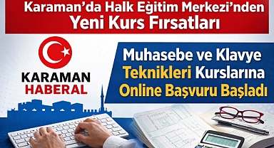 Karaman’da Halk Eğitim Merkezi’nden Yeni Kurs Fırsatları