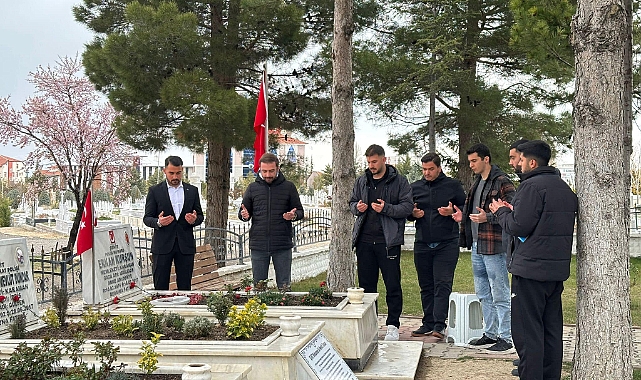 Karaman'da Polis Haftası'nda Şehitlik Ziyareti