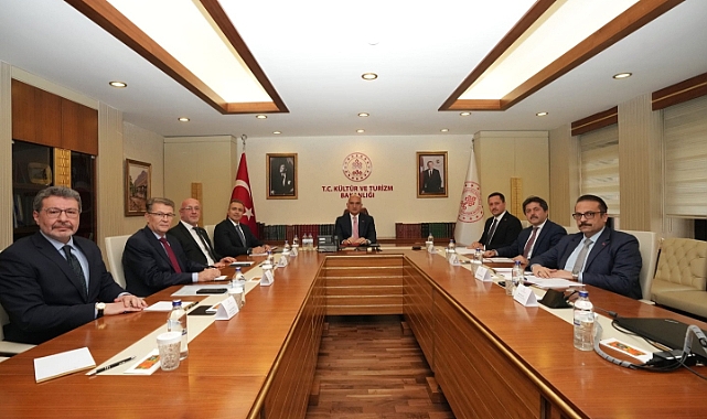 Karaman Heyeti, Kültür ve Turizm Bakanı Ersoy’u Ziyaret Etti