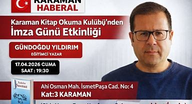 Karaman Kitap Okuma Kulübü’nden İmza Günü Etkinliği