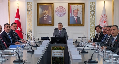 Karaman Teknopark Yönetim Kurulu Toplantısı Vali Hayrettin Çiçek Başkanlığında Yapıldı