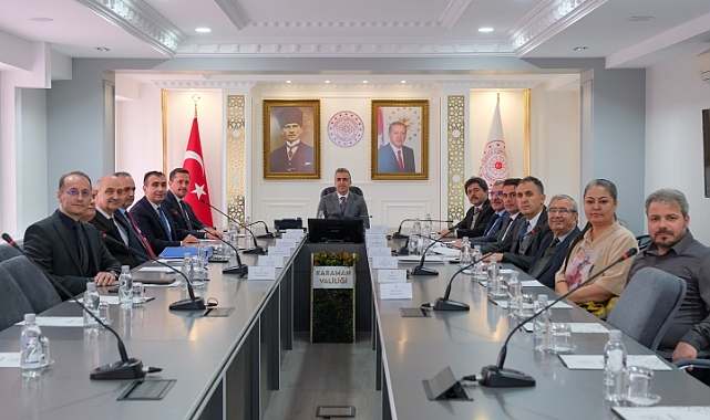 Karaman Teknopark Yönetim Kurulu Toplantısı Vali Hayrettin Çiçek Başkanlığında Yapıldı