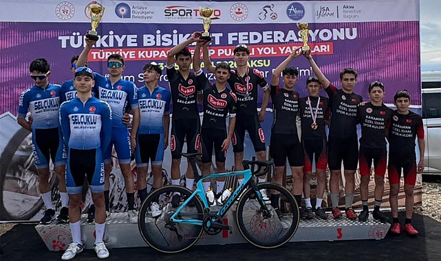 Karamanlı Bisikletçiler Antalya’dan Derecelerle Döndü