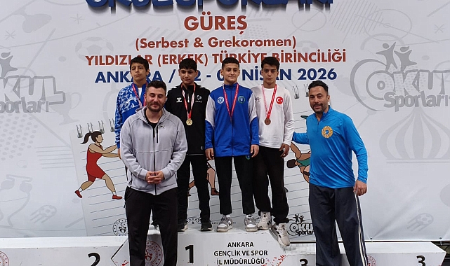 Karamanlı Güreşçi Muhammed Taklut Türkiye Üçüncüsü Oldu