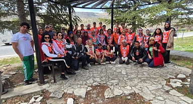 Manazan Mağaraları’nda Gönüllü Çalışması Yapıldı