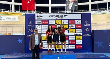 Pist Bisikleti Puanlı Ligi 1. Yarışı’nda Ödüller Sahiplerini Buldu