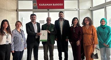 Yeşilay ve Yedam Karaman Barosunda Bağımlılıkla Mücadeleyi Görüştü