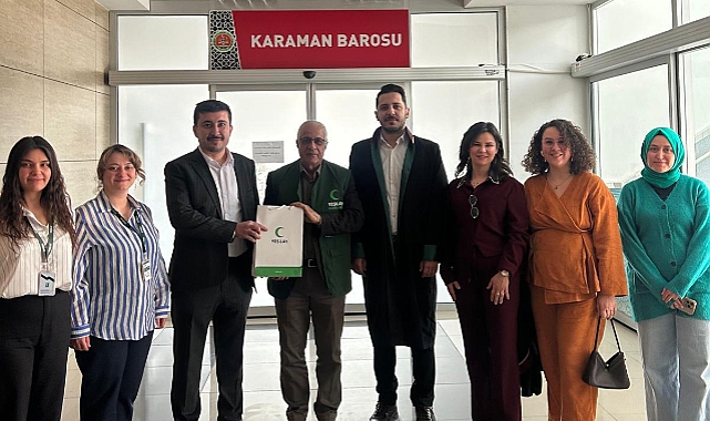 Yeşilay ve Yedam Karaman Barosunda Bağımlılıkla Mücadeleyi Görüştü