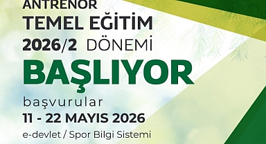 2026/2 Antrenör Temel Eğitim Programı Başvuruları Başladı