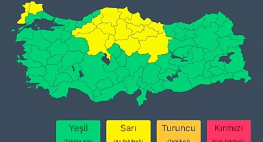 AFAD’dan Kuvvetli Yağış Uyarısı: Çok Sayıda İl İçin Alarm Verildi