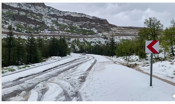 Başyayla’da Dolu ve Sağanak Yağış Hasara Yol Açtı