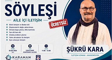 Karaman’da “Aile İçi İletişim” Söyleşisi Düzenleniyor
