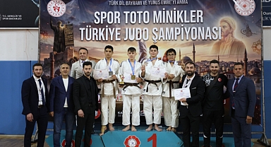 Karaman'da Minikler Türkiye Judo Şampiyonası Sona Erdi