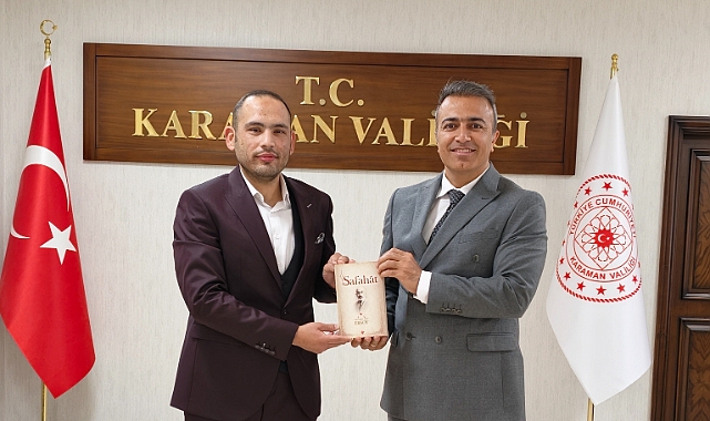 Karaman Valisi Hayrettin Çiçek’ten Ahmet Çetinkaya’ya Anlamlı Tebrik ve Ödül