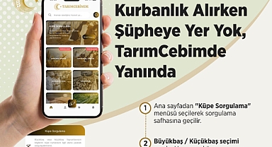 Kurbanlık Bilgilerine “Tarım Cebimde” ile Anında Erişim