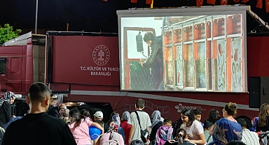 Gezen Sinema Tırı Karaman’da Vatandaşlarla Buluştu