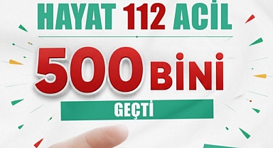 HAYAT 112 Acil Uygulamasında Kullanıcı Sayısı 500 Bini Aştı