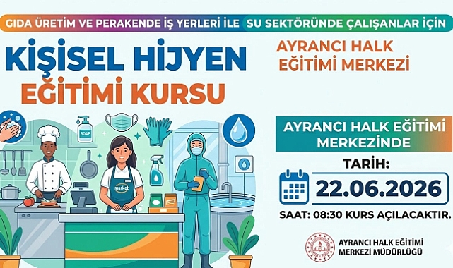 Hijyen Eğitimi Kursu Açılıyor