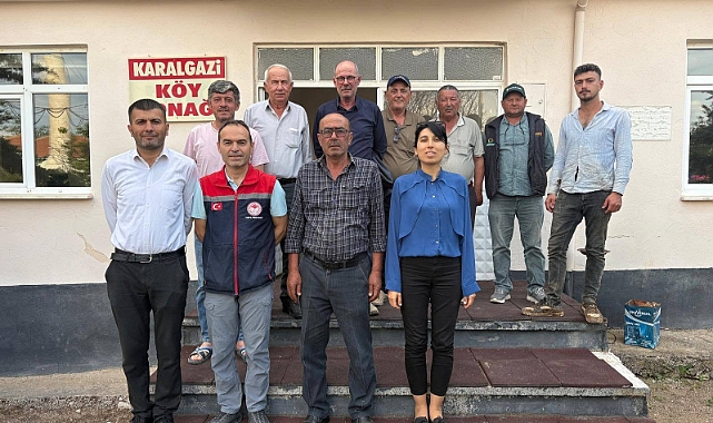 Karalgazi Köyünde Üreticilere Hasat Öncesi Bilgilendirme