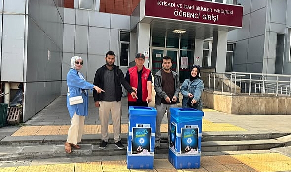 Karaman Gençlik Merkezlerinden Sıfır Atık Projesiyle Eğitime Destek