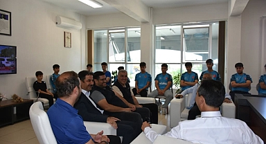 Karaman'ı Türkiye Finallerine Taşıyan Futsal Takımına Tebrik Ziyareti