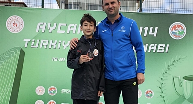 Karamanlı Atlet Harun Raşit Er, Türkiye Üçüncüsü Oldu