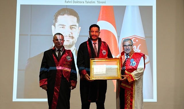KMÜ Spor Bilimleri Fakültesi’nde Akademik ve Sportif Başarılar Ödüllendirildi: Taha Akgül’e Fahri Doktora Unvanı Verildi