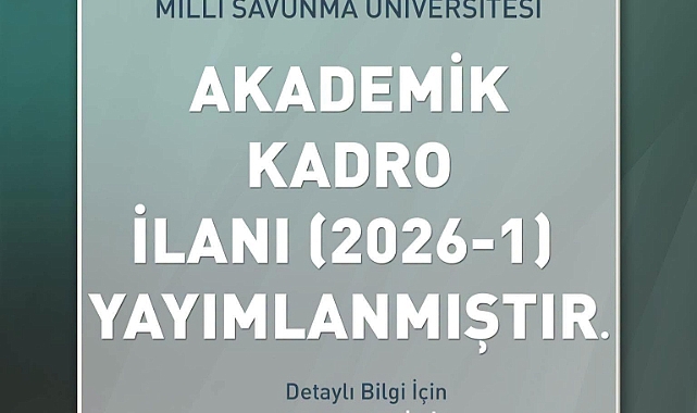 MSÜ’DEN 2026-1 AKADEMİK KADRO İLANI: PROFESÖRDEN ARAŞTIRMA GÖREVLİSİNE GENİŞ YELPAZEDE ALIM