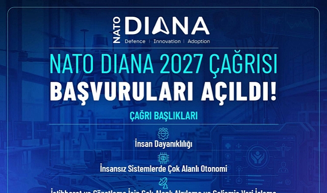 NATO DIANA 2027 Programı İçin Başvuru Süreci Başladı