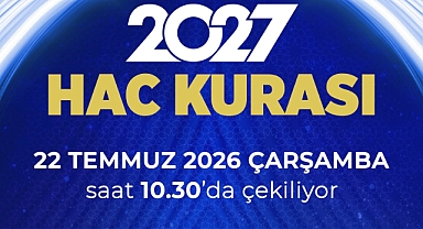 2027 Yılı Hac Kurası İçin Geri Sayım Başladı