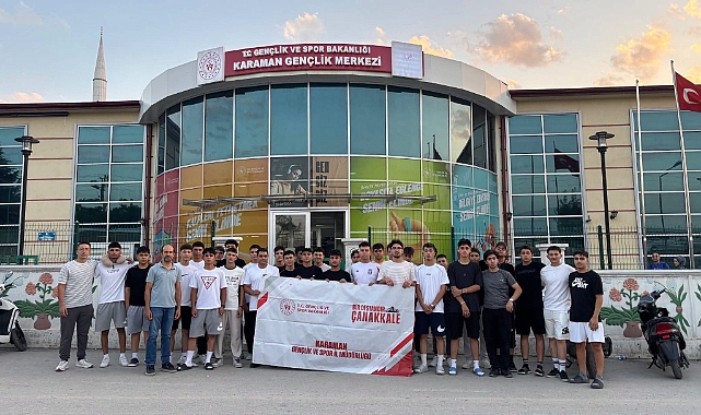 Çanakkale Ruhu Karamanlı Gençlerle Yeniden Yaşatıldı