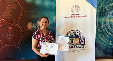 Karaman BİLSEM Öğretmeni Gülsen Metin, Avrupa'nın STEM Ağı Scientix'in Elçisi Oldu