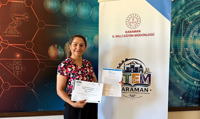Karaman BİLSEM Öğretmeni Gülsen Metin, Avrupa'nın STEM Ağı Scientix'in Elçisi Oldu