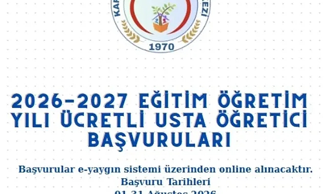 Karaman Halk Eğitimi Merkezi’nde Ücretli Usta Öğretici Başvuru Takvimi Açıklandı