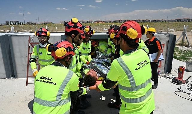 KMÜ Arama Kurtarma Ekibi Akreditasyon Sınavını Başarıyla Tamamladı
