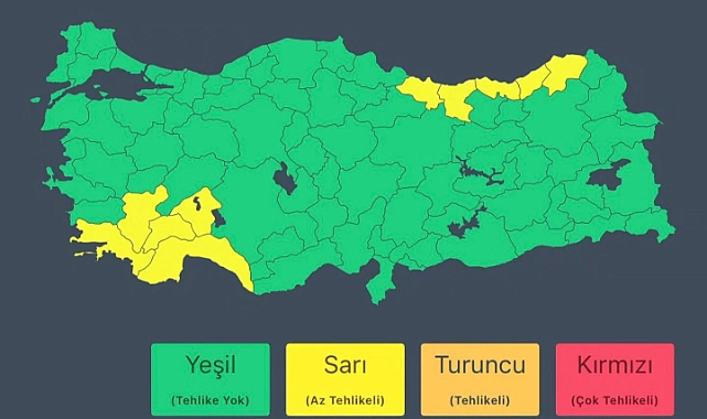 Kuvvetli Yağış Uyarısı: Birçok İl İçin Tedbir Çağrısı