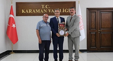Şehit Aileleri Derneği’nden Karaman Valisi Hayrettin Çiçek’e Ziyaret