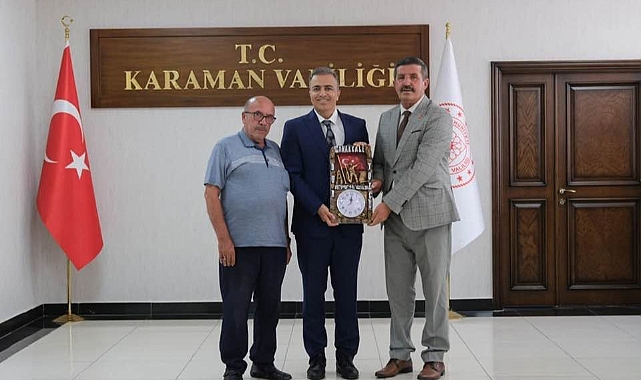 Şehit Aileleri Derneği’nden Karaman Valisi Hayrettin Çiçek’e Ziyaret