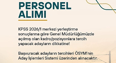 TCDD Taşımacılık AŞ’ye KPSS 2026/1 Kapsamında 158 Sözleşmeli Personel Alınacak
