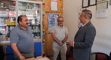 Vali Hayrettin Çiçek Güne Esnaf Ziyaretiyle Başladı
